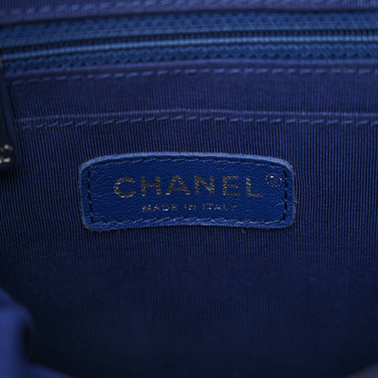 Chanel Lambskin Quilted Small Urban Spirit Backpack Blue 6 of 15