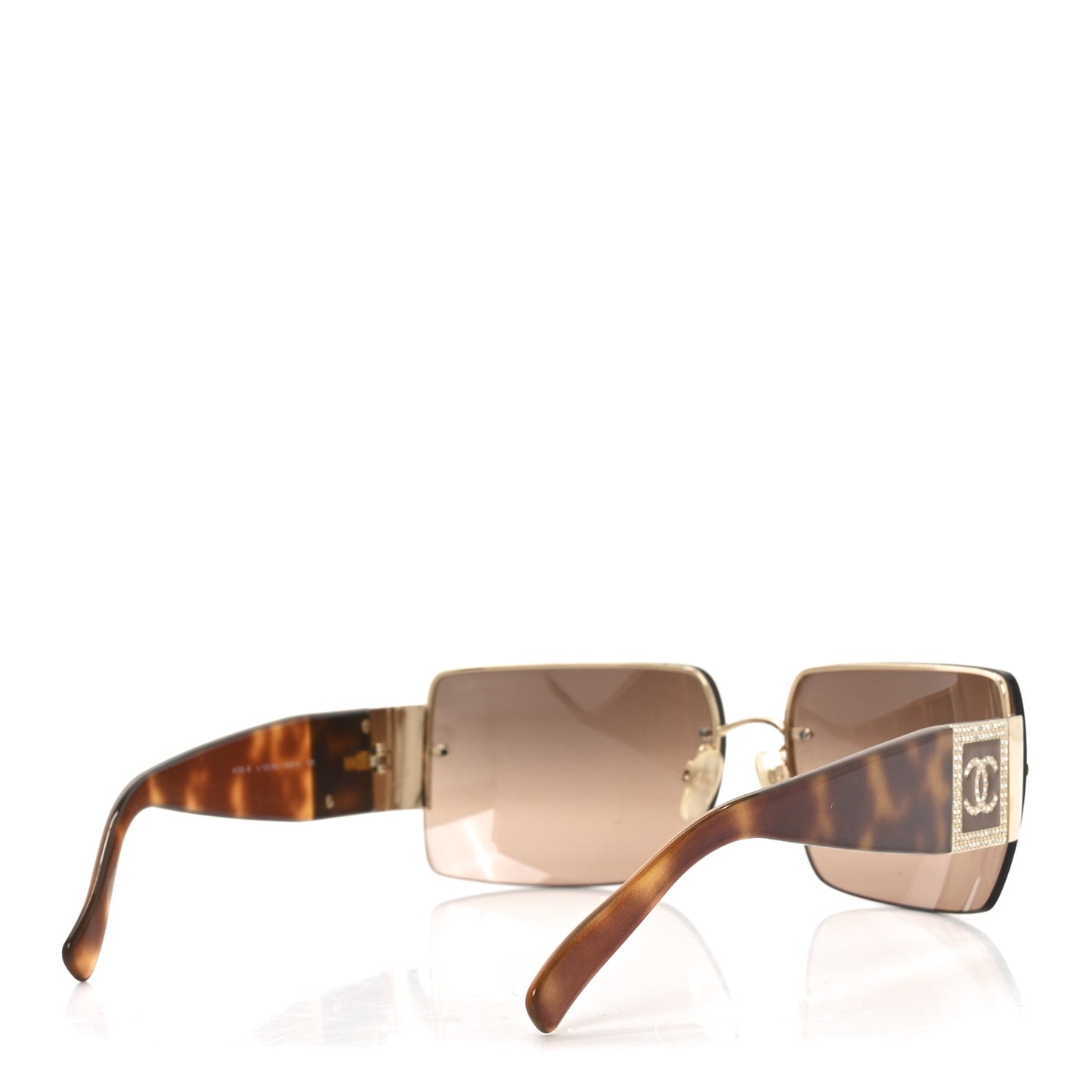 Crystal CC Sunglasses 4095-B Tortoise
