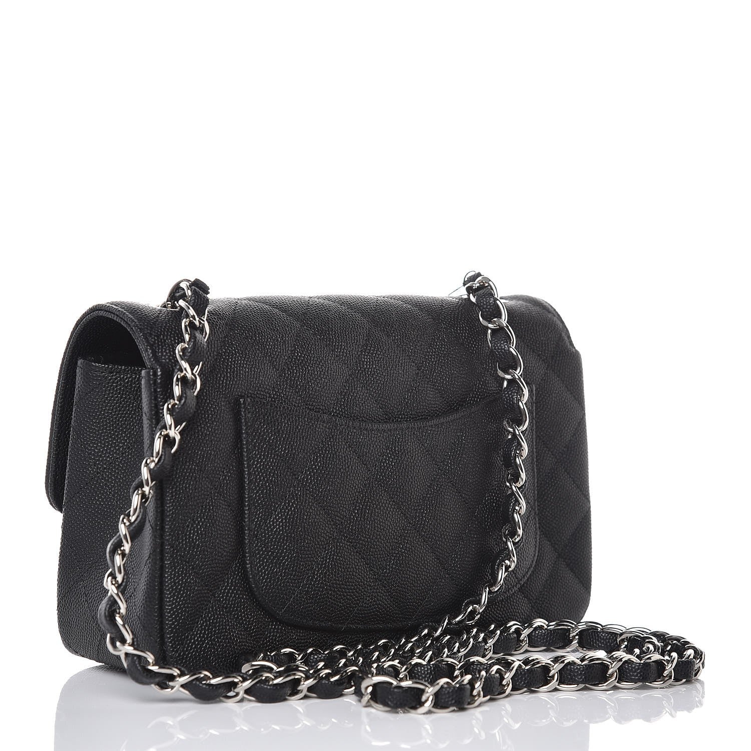 Chanel Caviar Quilted Mini Rectangular Flap Black 3 of 10