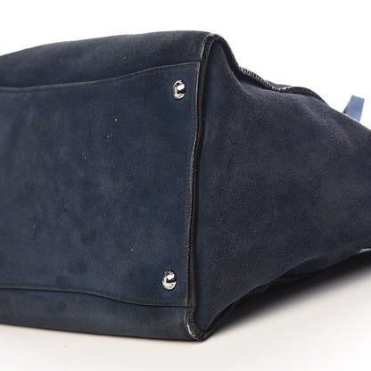 Prada Suede Scamosciato Twin Pocket Tote Oltremare 20 of 21