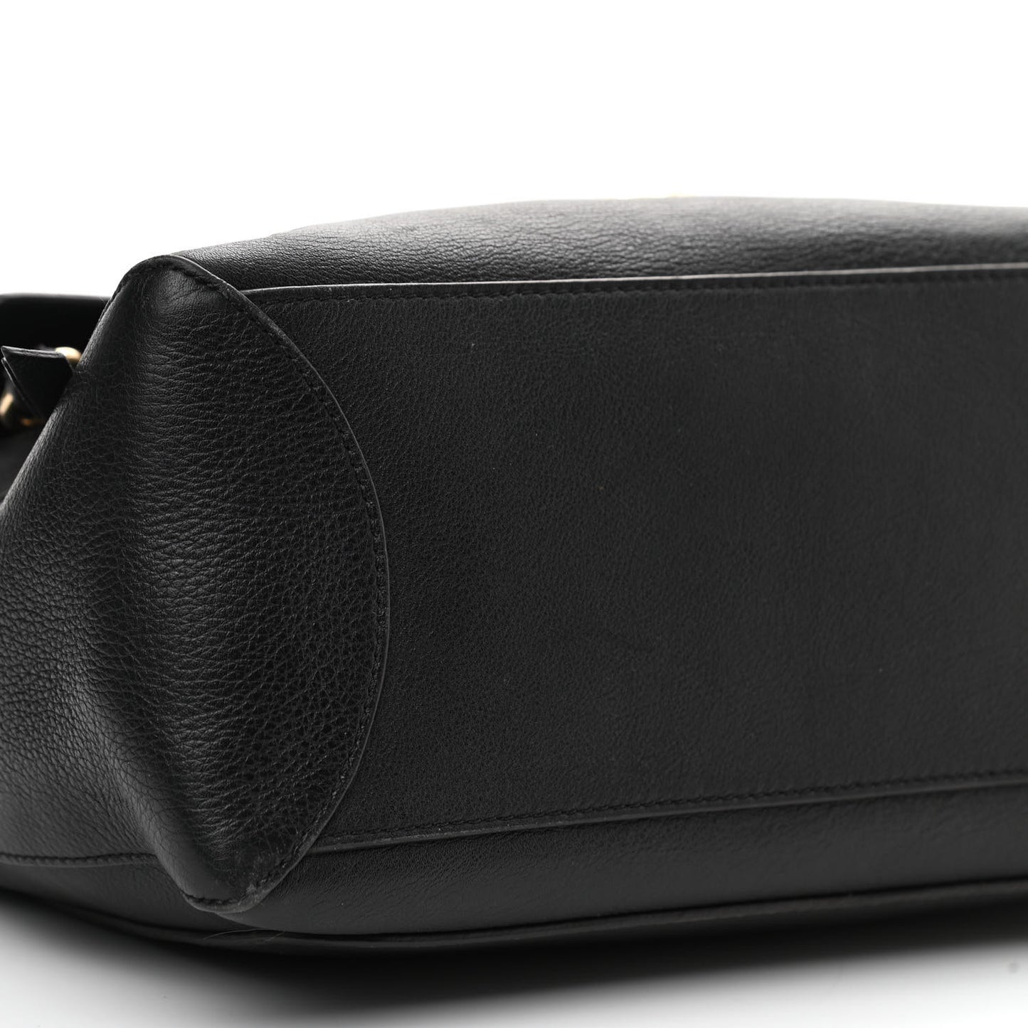Calfskin Medium Faye Day Shoulder Bag Black