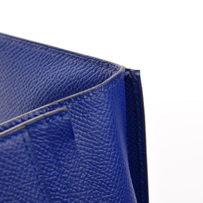Hermes Epsom Bearn Gusset Wallet Bleu Electrique 8 of 8