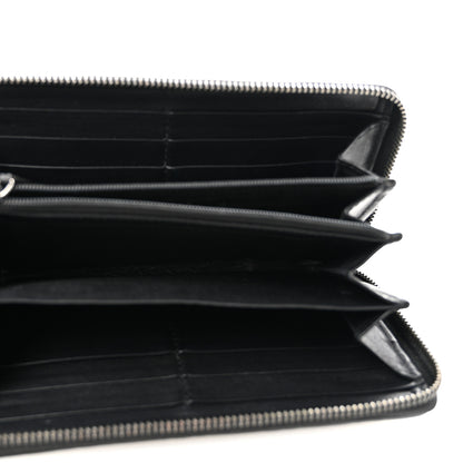 Gucci Guccissima Signature Microguccissima Bree Zip Around Wallet Black 5 of 11