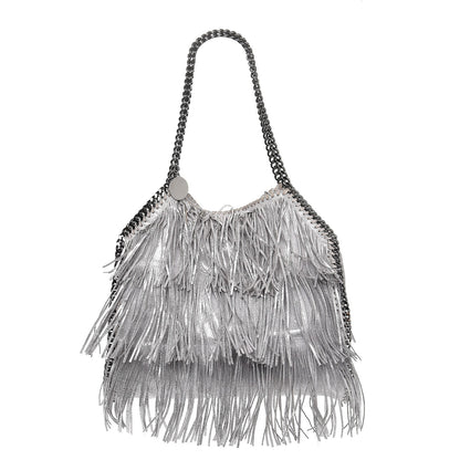 Stella McCartney Eco Suede Fringe Falabella Tote Platinum 1 of 7