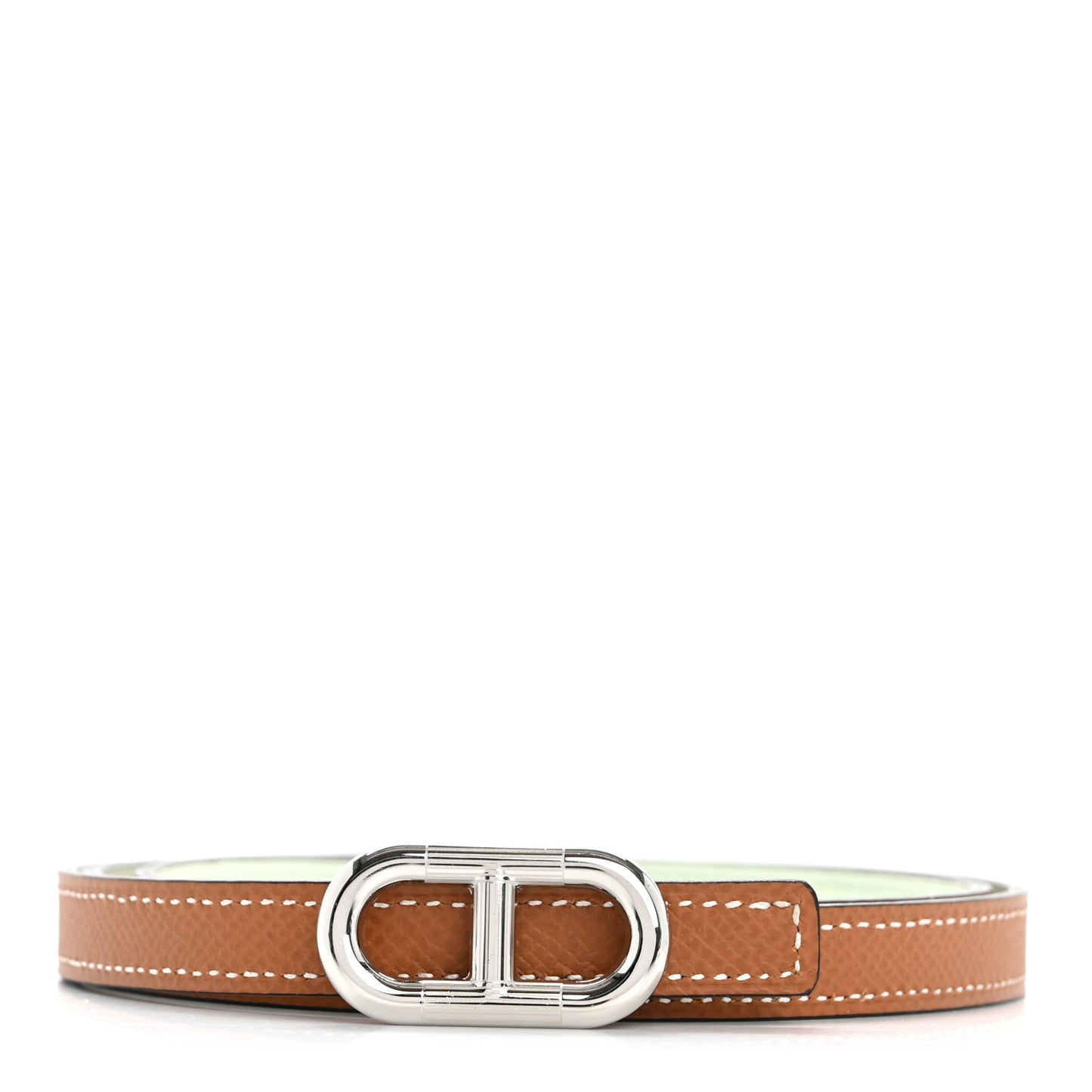 Swift Epsom 13mm Maillon H Belt 80 32 Vert Fizz Gold
