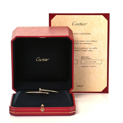 Cartier 18K Pink Gold Small Juste Un Clou Bracelet 18 5 of 5