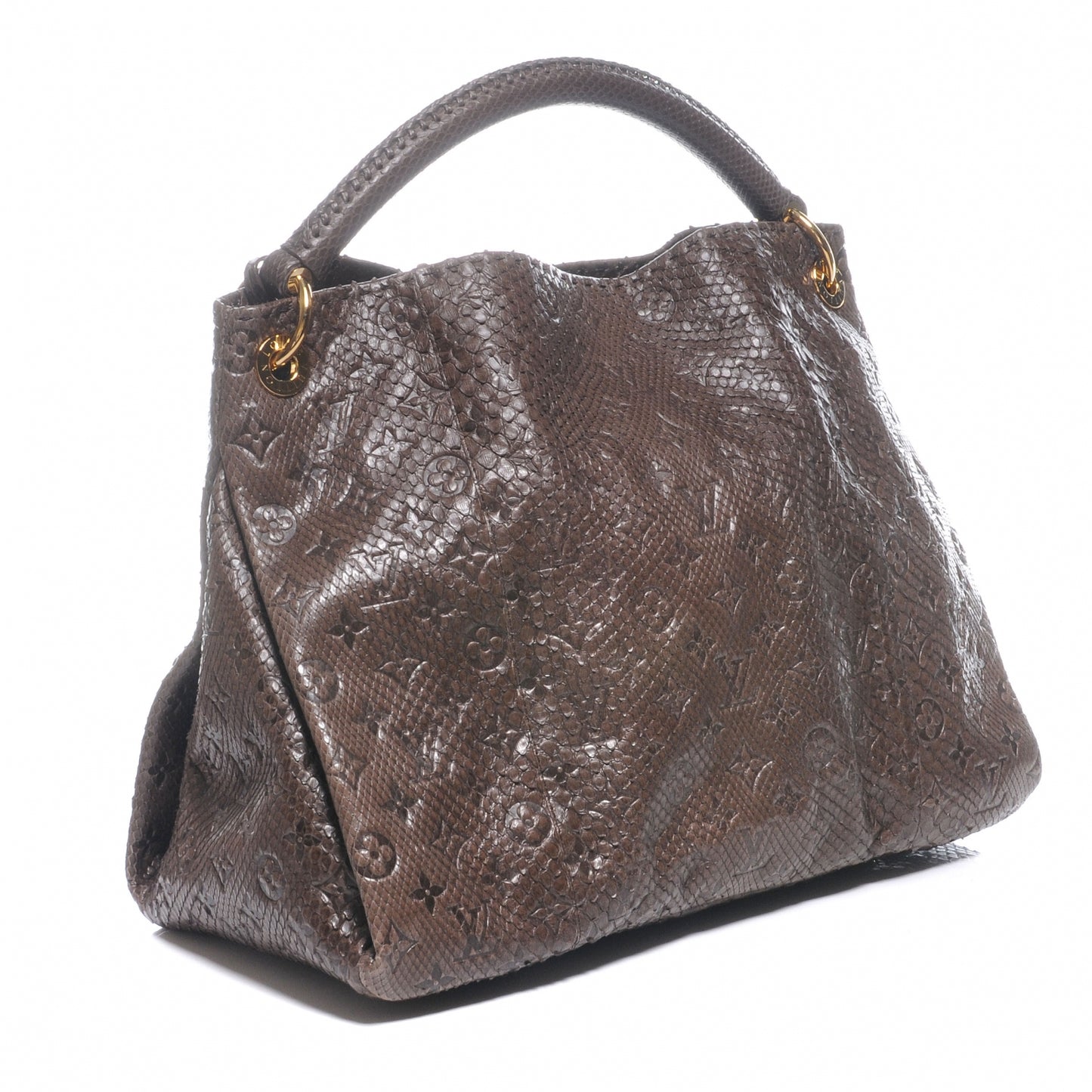 Python Embossed Monogram Artsy MM Gris