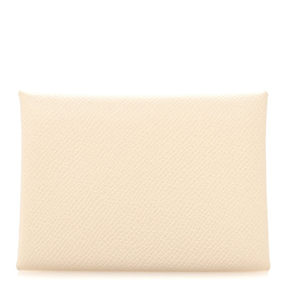 Hermes Epsom Verso Calvi Duo Card Case Craie Rouge Radieux 1 of 8