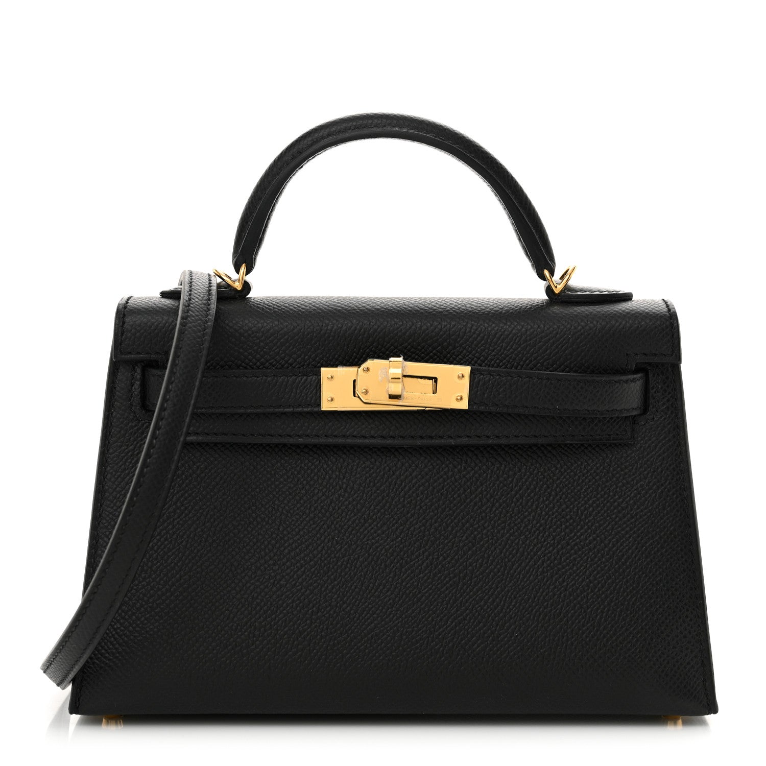 Hermes Epsom Mini Kelly Sellier 20 Black 1 of 13