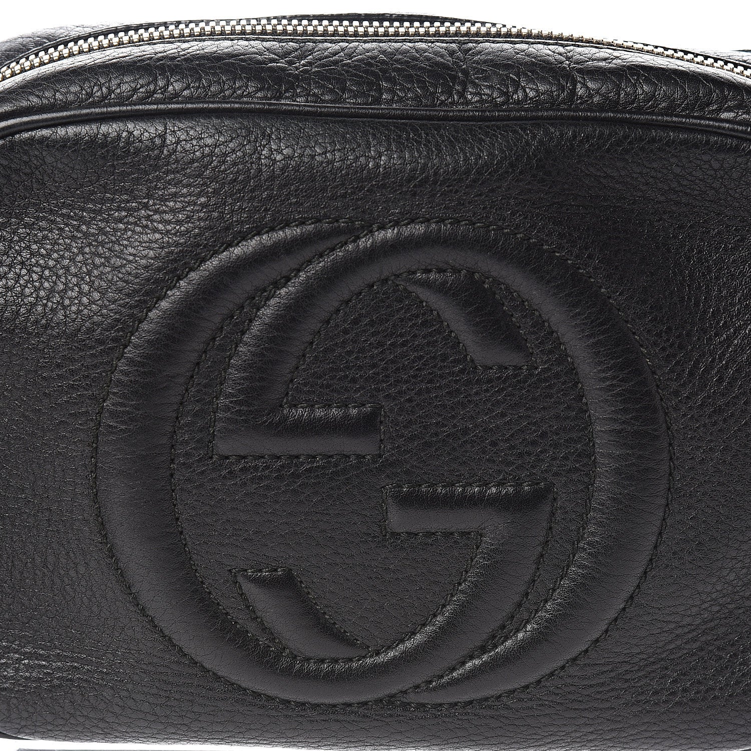 Gucci Pebbled Calfskin Small Soho Disco Bag Black 11 of 11
