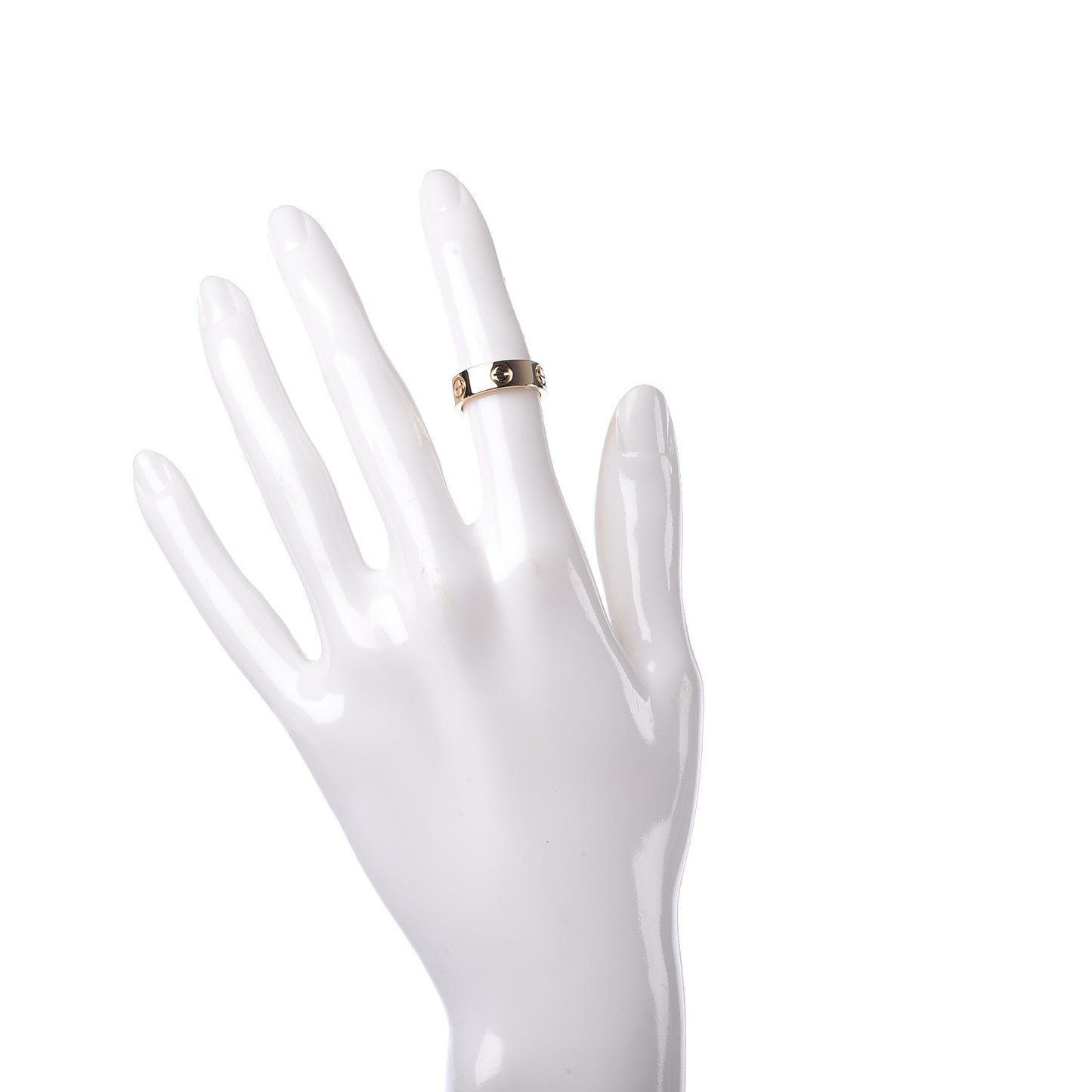 18K Yellow Gold 5.5mm LOVE Ring 48 4.5