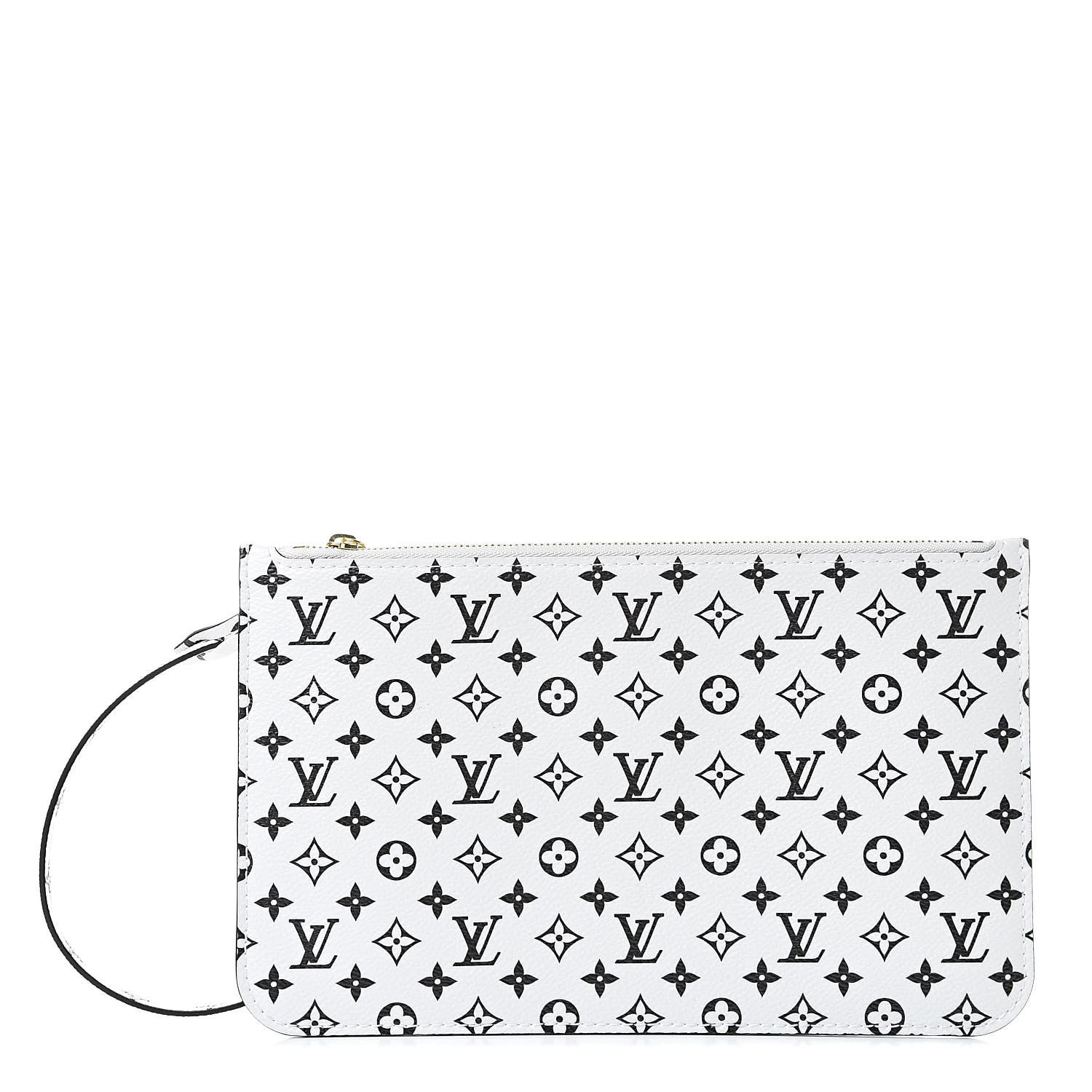 Louis Vuitton Monogram Giant Neverfull MM GM Pochette White 1 of 7