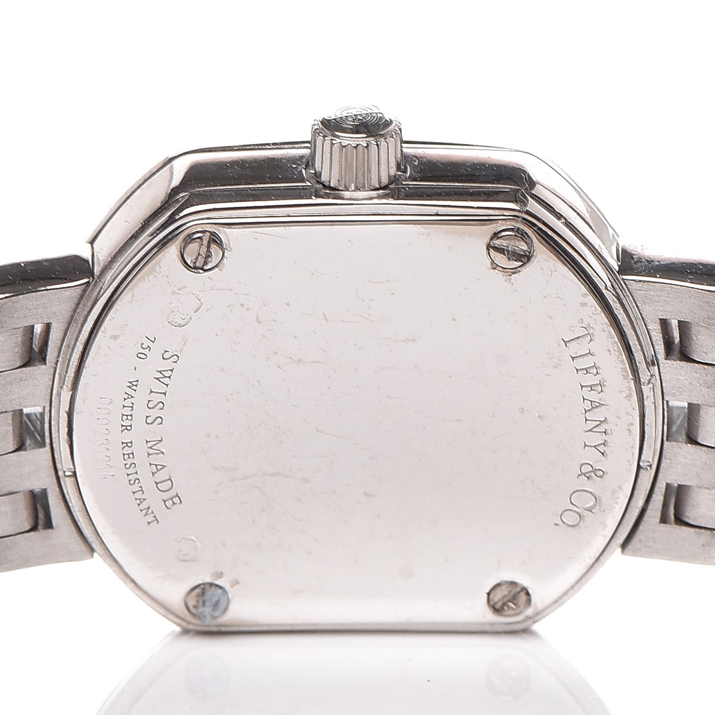 18K White Gold Diamond Bezel 16mm Mark Coupe Quartz Watch