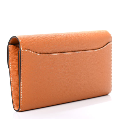 Hermes Epsom Constance Long Wallet Toffee 3 of 10