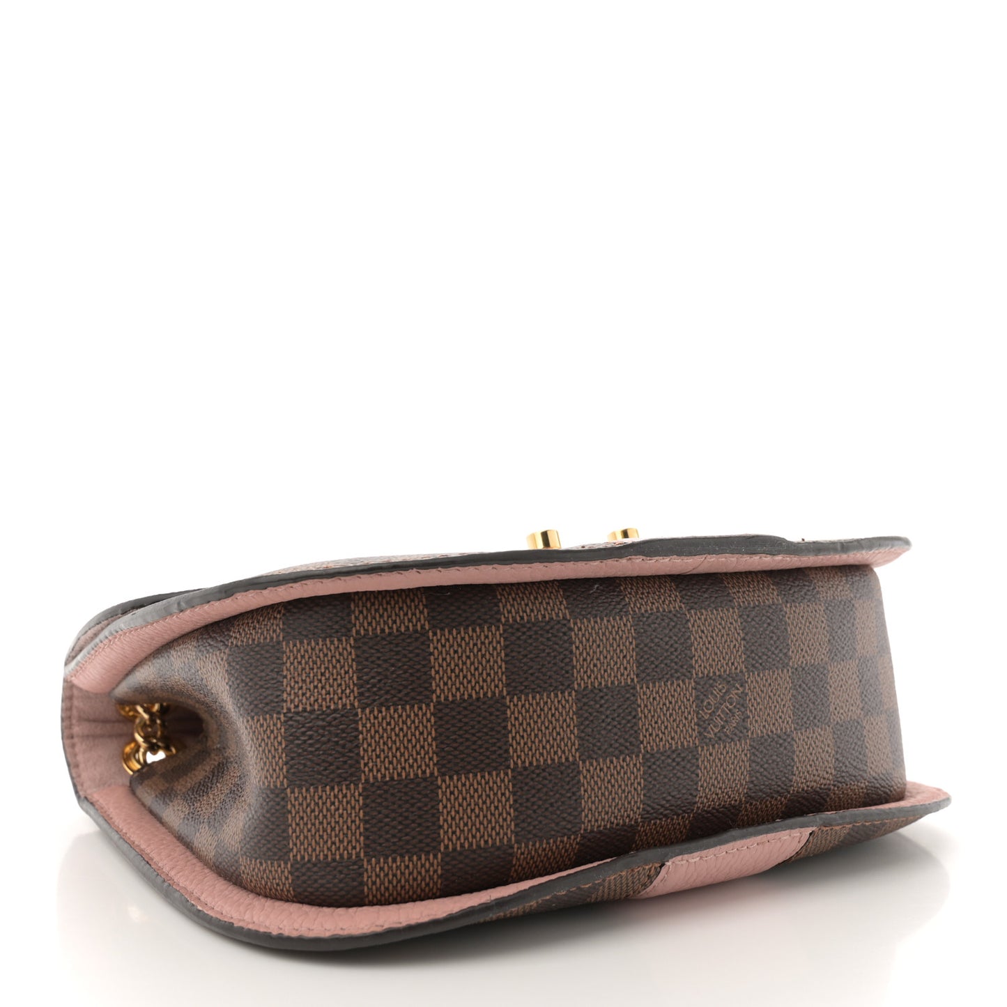 Damier Ebene Cuir Taurillon Wight Magnolia