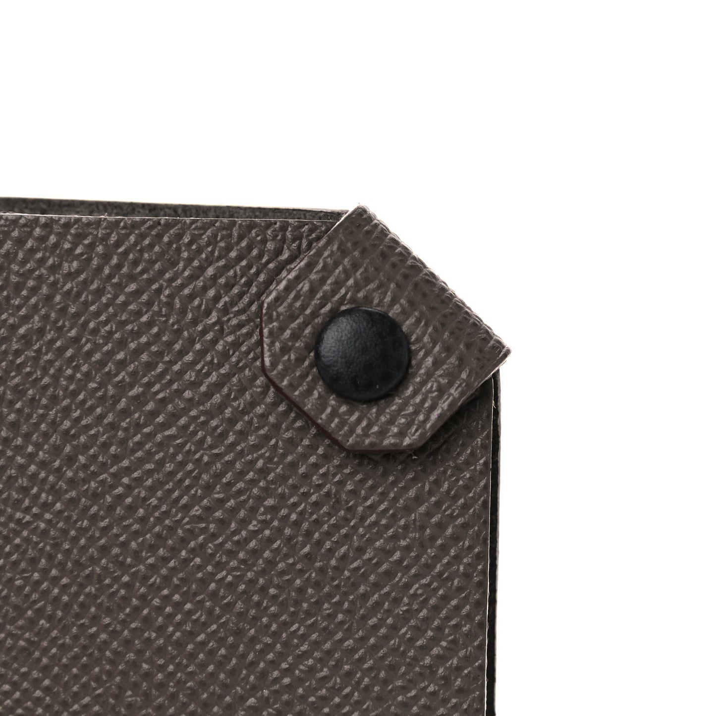Epsom Tarmac Dot PM Passport Holder Etain Black