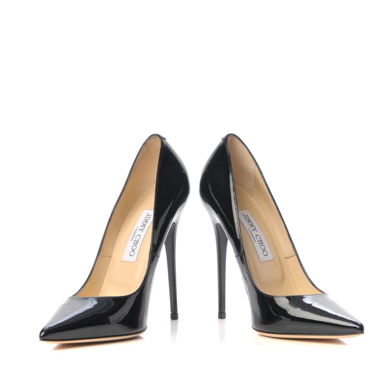 Jimmy Choo Patent Anouk Pumps 39 Black 5 of 11