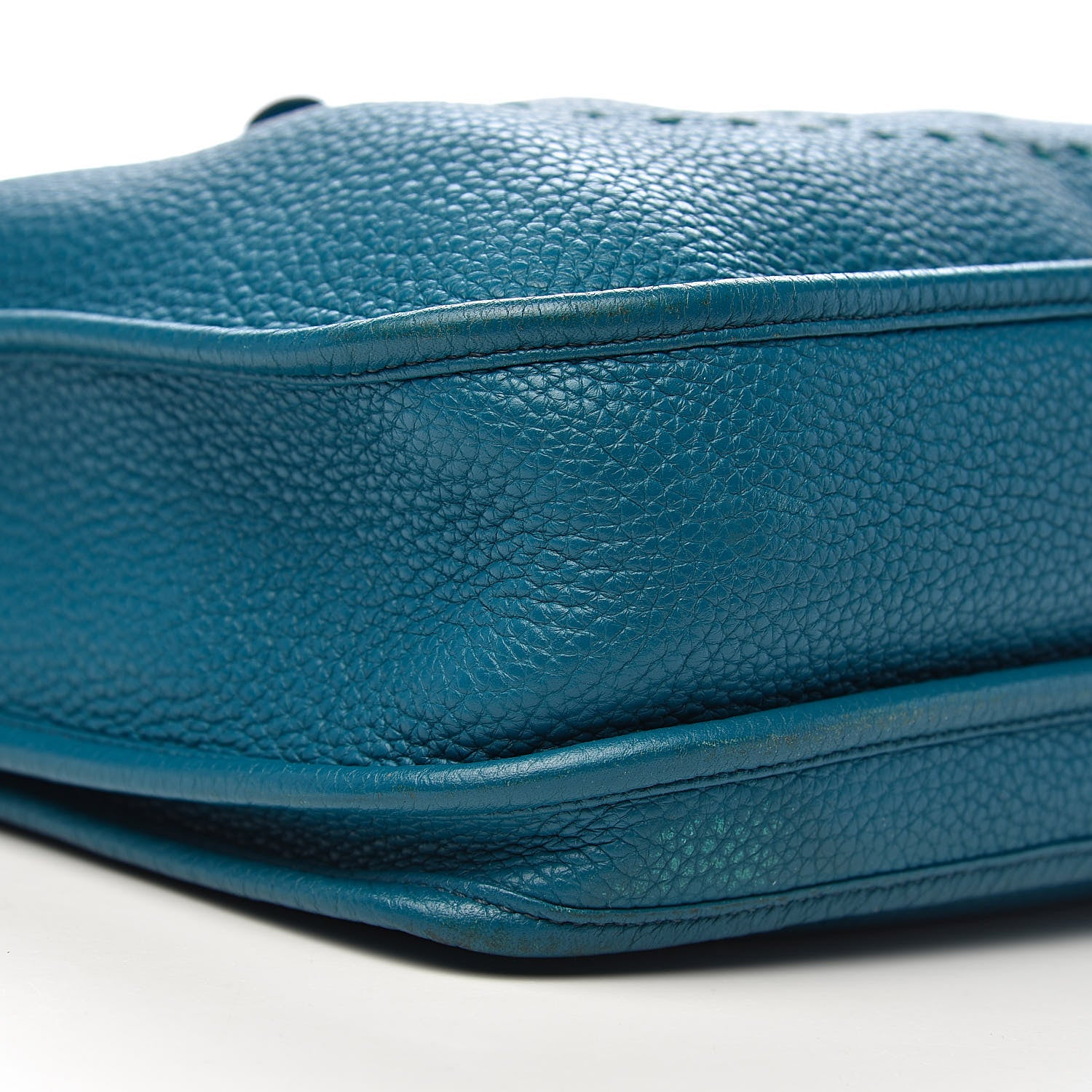 Hermes Taurillon Clemence Evelyne III PM Bleu Izmir 9 of 11