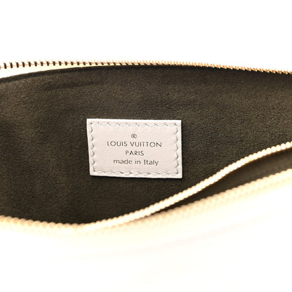 Louis Vuitton Lambskin Embossed Monogram Coussin PM Cream 8 of 10