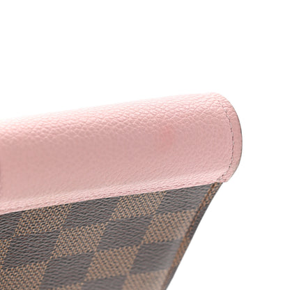 Louis Vuitton Damier Ebene Clapton Wallet Magnolia 8 of 16