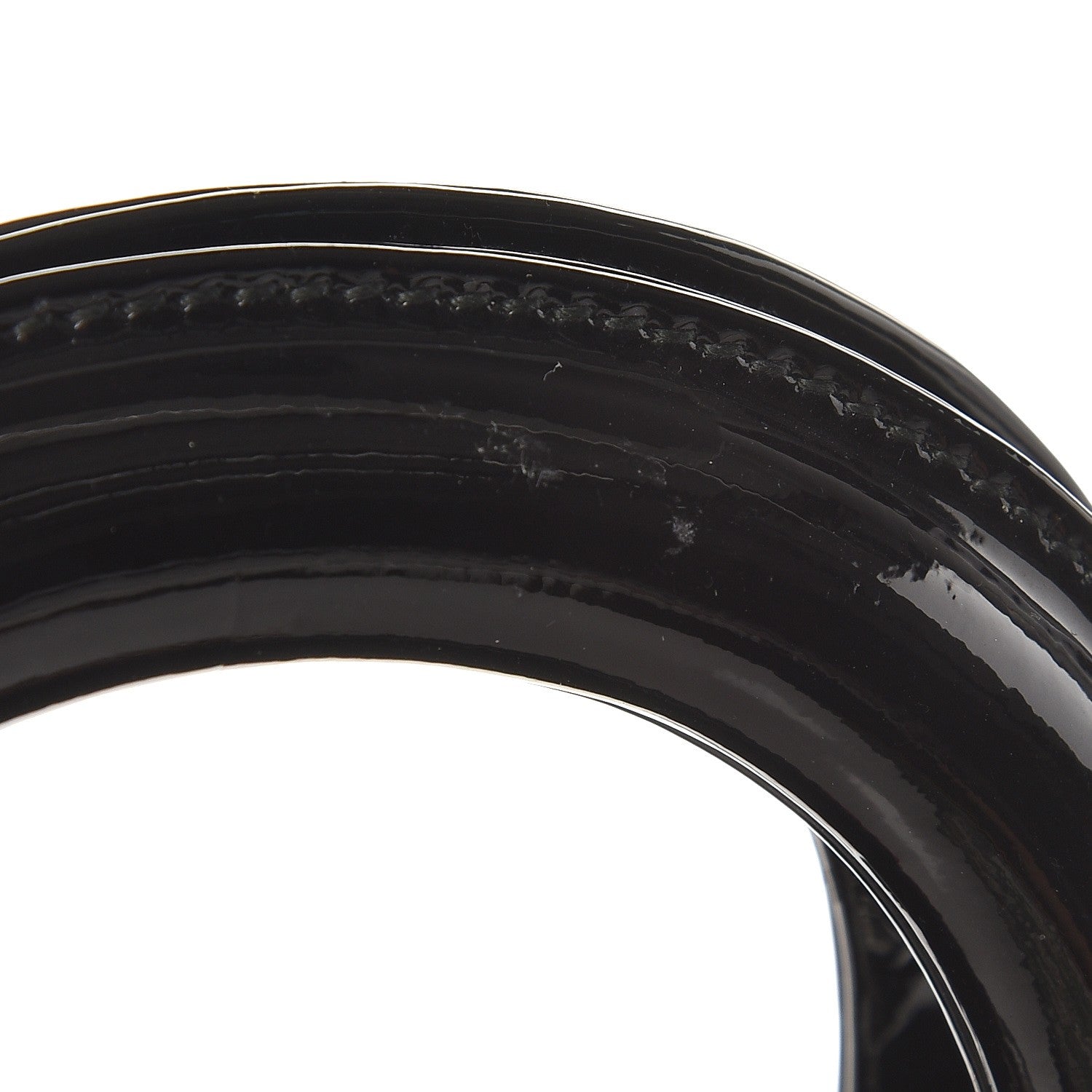 Christian Dior Sequin Embroidered Patent Medium Lady Dior Black Multicolor 7 of 8