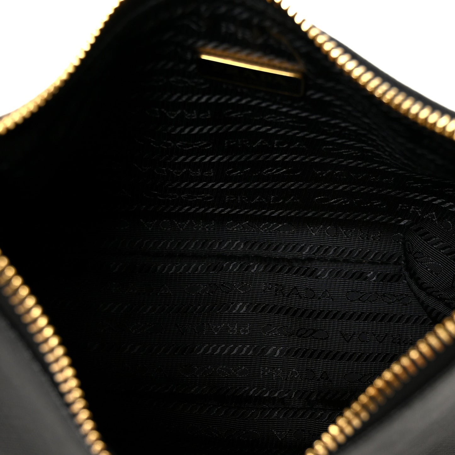 Saffiano Lux Mini Re-Edition Shoulder Bag Black