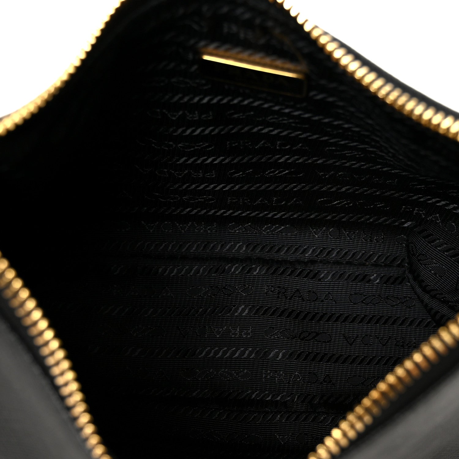 Prada Saffiano Lux Mini Re-Edition Shoulder Bag Black 5 of 10