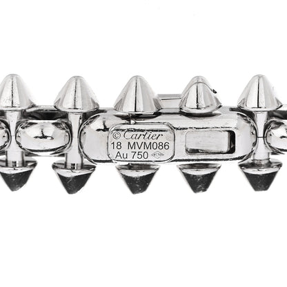 Cartier 18K White Gold Medium Clash De Cartier Flexible Bracelet 18 3 of 4