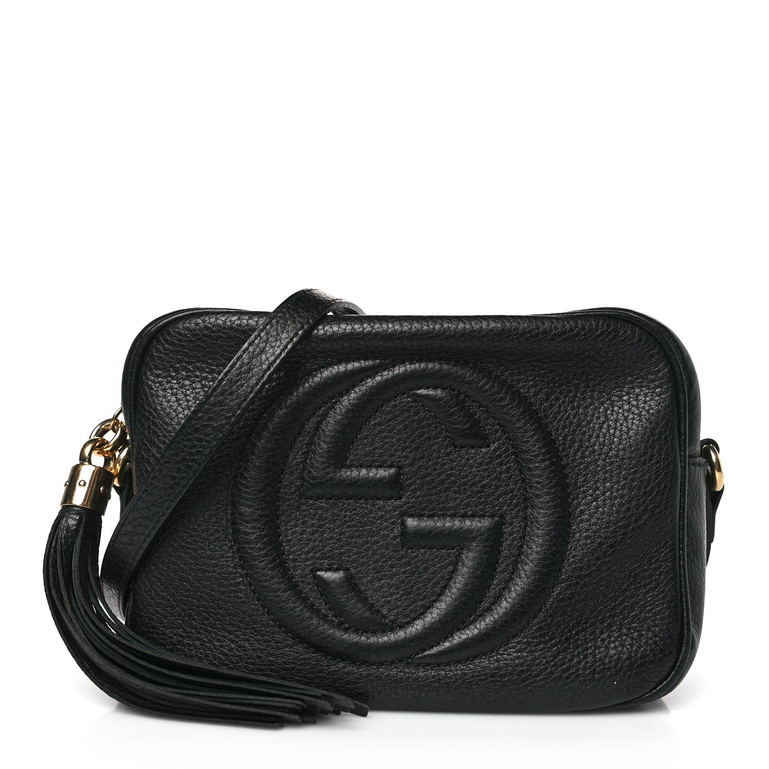 Gucci Pebbled Calfskin Small Soho Disco Bag Black 1 of 9