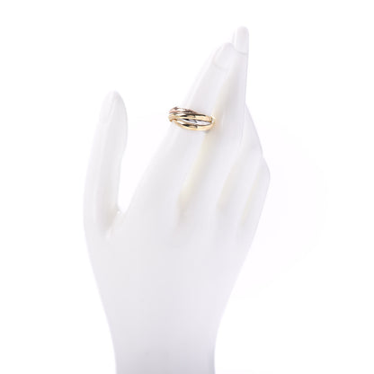 Cartier 18K Pink Yellow White Gold Five Band Les Must De Trinity Ring 49 4.75 2 of 4