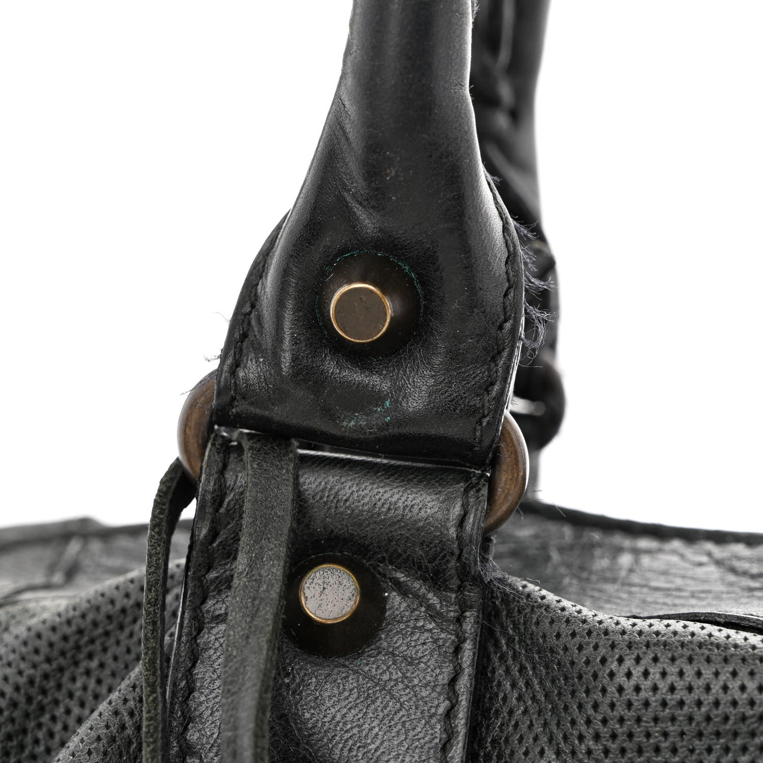 Balenciaga Agneau Perforated Classic Hardware City Black 20 of 23