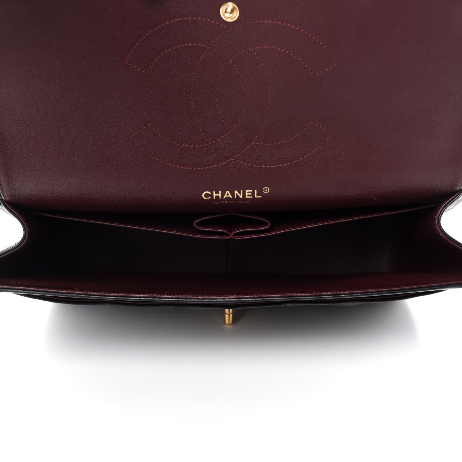 Chanel Lambskin Quilted Jumbo Double Flap Black 6 of 14
