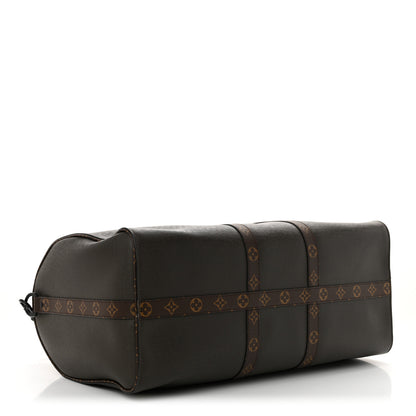 Louis Vuitton Taiga Monogram Keepall Bandouliere 50 Khaki 4 of 12