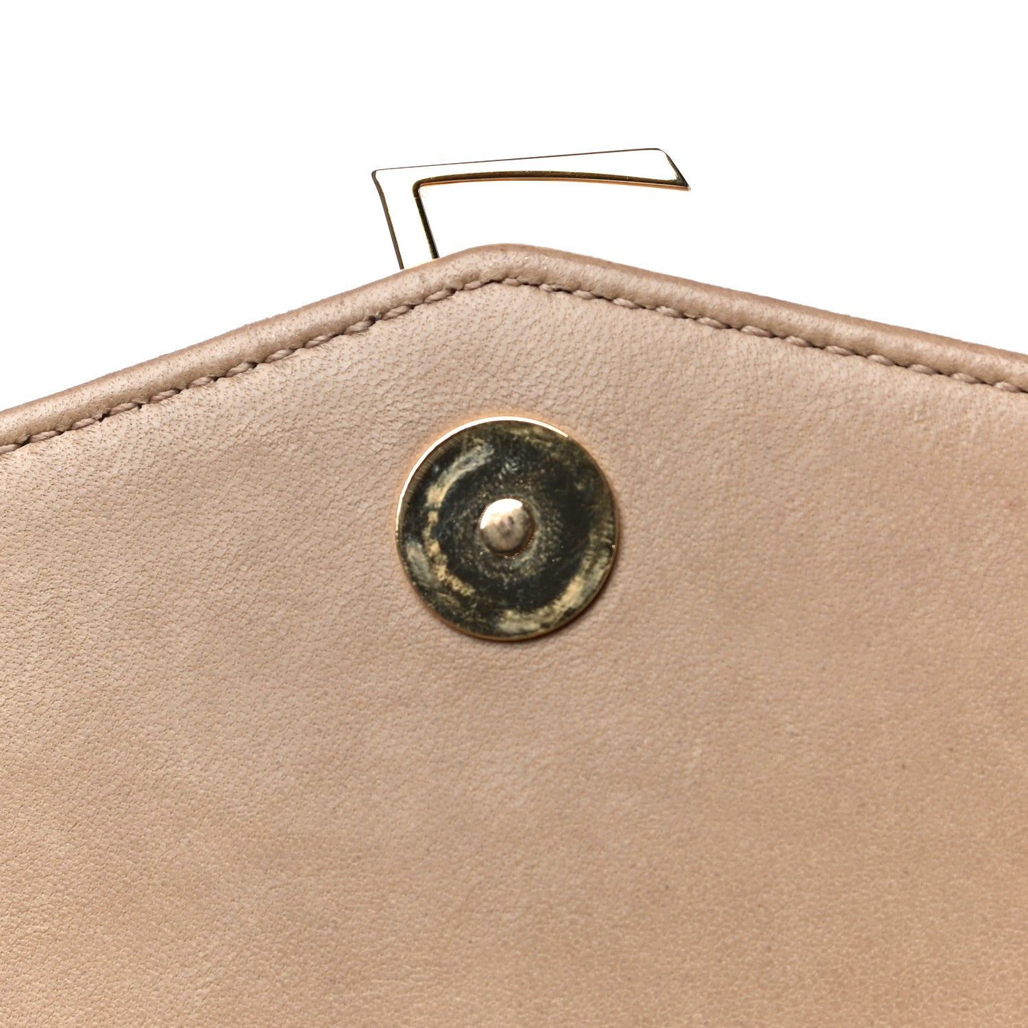 Saint Laurent Lambskin Matelasse Chevron Monogram Small Sulpice Bag Sable Beige 18 of 24
