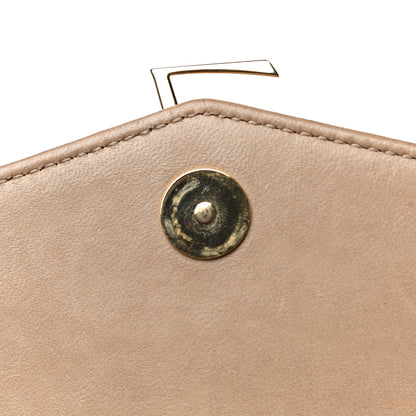 Saint Laurent Lambskin Matelasse Chevron Monogram Small Sulpice Bag Sable Beige 18 of 24