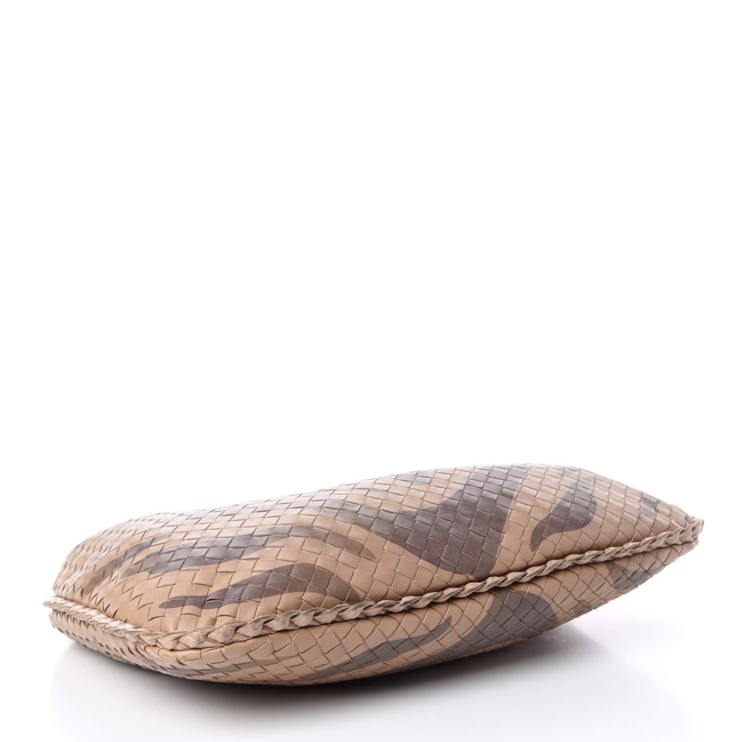 Bottega Veneta Nappa Snakeskin Intrecciato Medium Veneta Tiger Print Hobo Maple 4 of 10