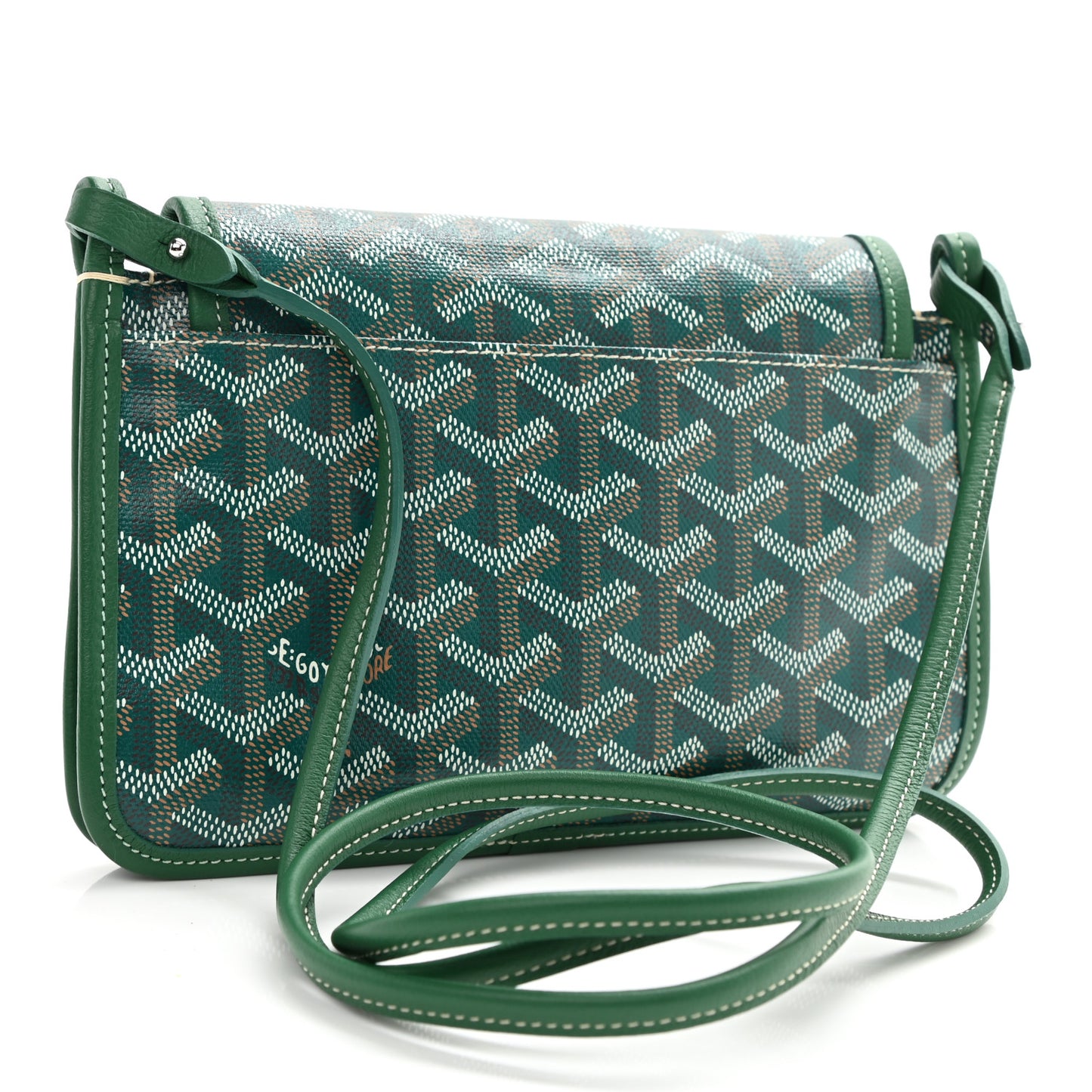 Goyardine Plumet Wallet Clutch Green