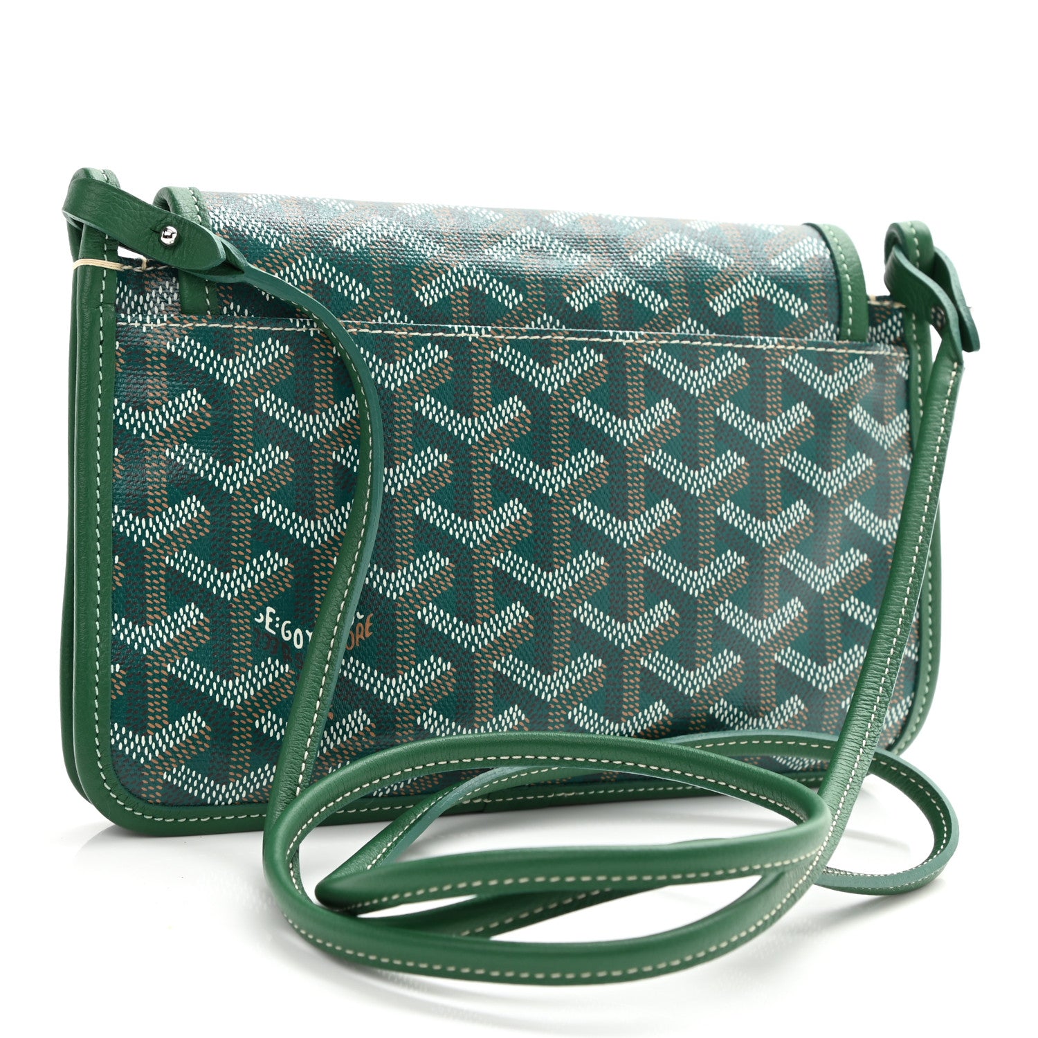 Goyard Goyardine Plumet Wallet Clutch Green 3 of 10