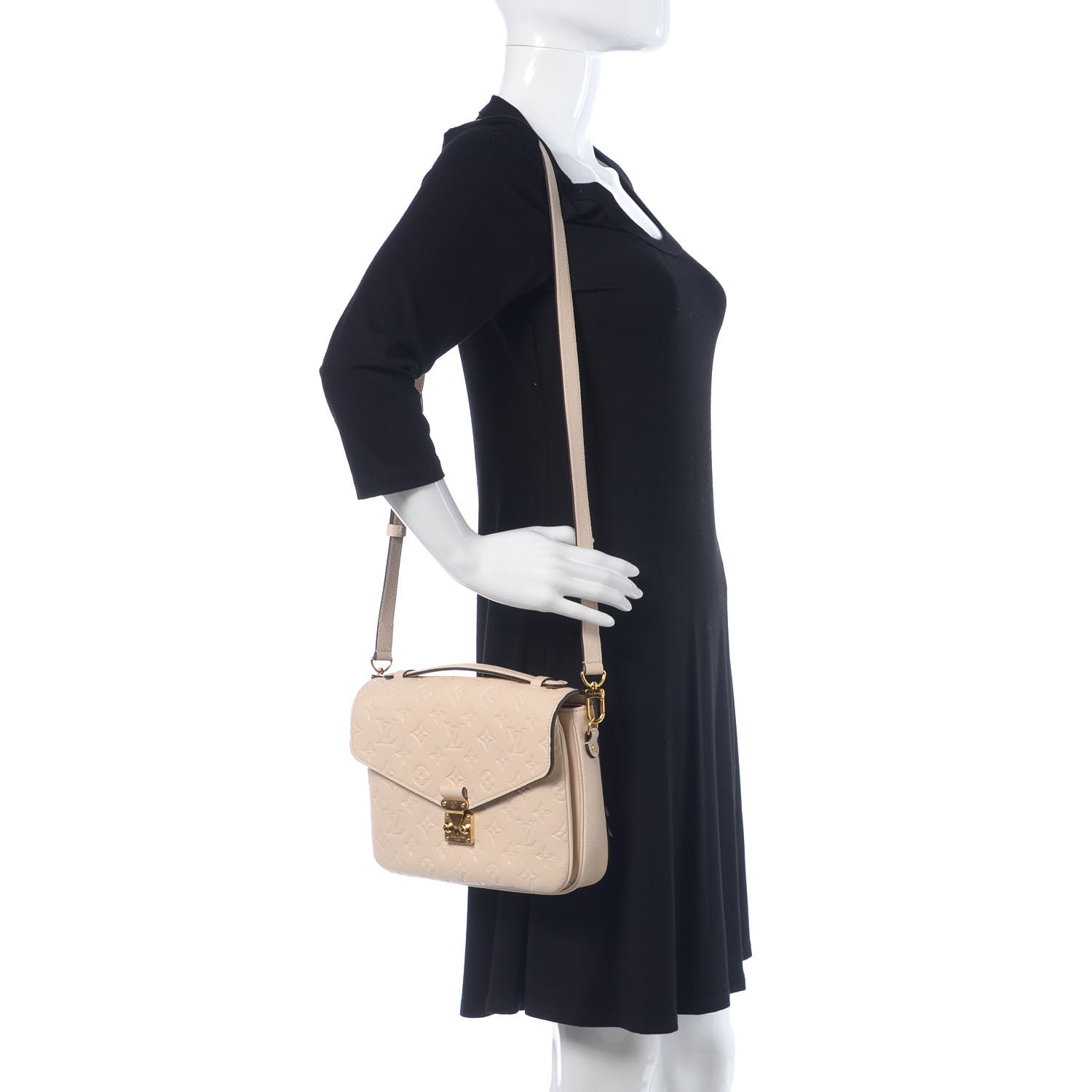 Louis Vuitton Empreinte Pochette Metis Creme 2 of 8