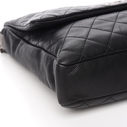 Chanel Calfskin Quilted Couture Messenger Black 8 of 12