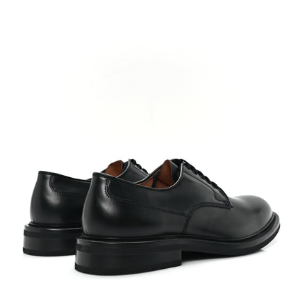 Bottega Veneta Scarpa Pelle Level Lace Up Mens Derby Shoes 44.5 Black 5 of 9