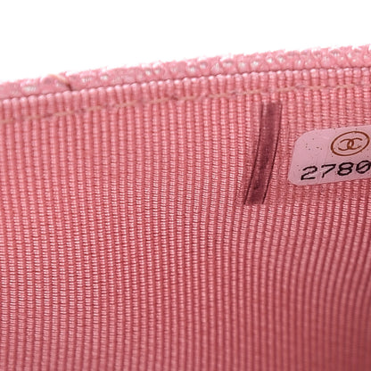 Chanel Iridescent Caviar Quilted Wallet on Chain WOC Rose Pink 8 of 9