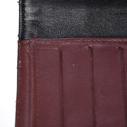 Chanel Lambskin Quilted Large Flap Wallet Black 12 of 22