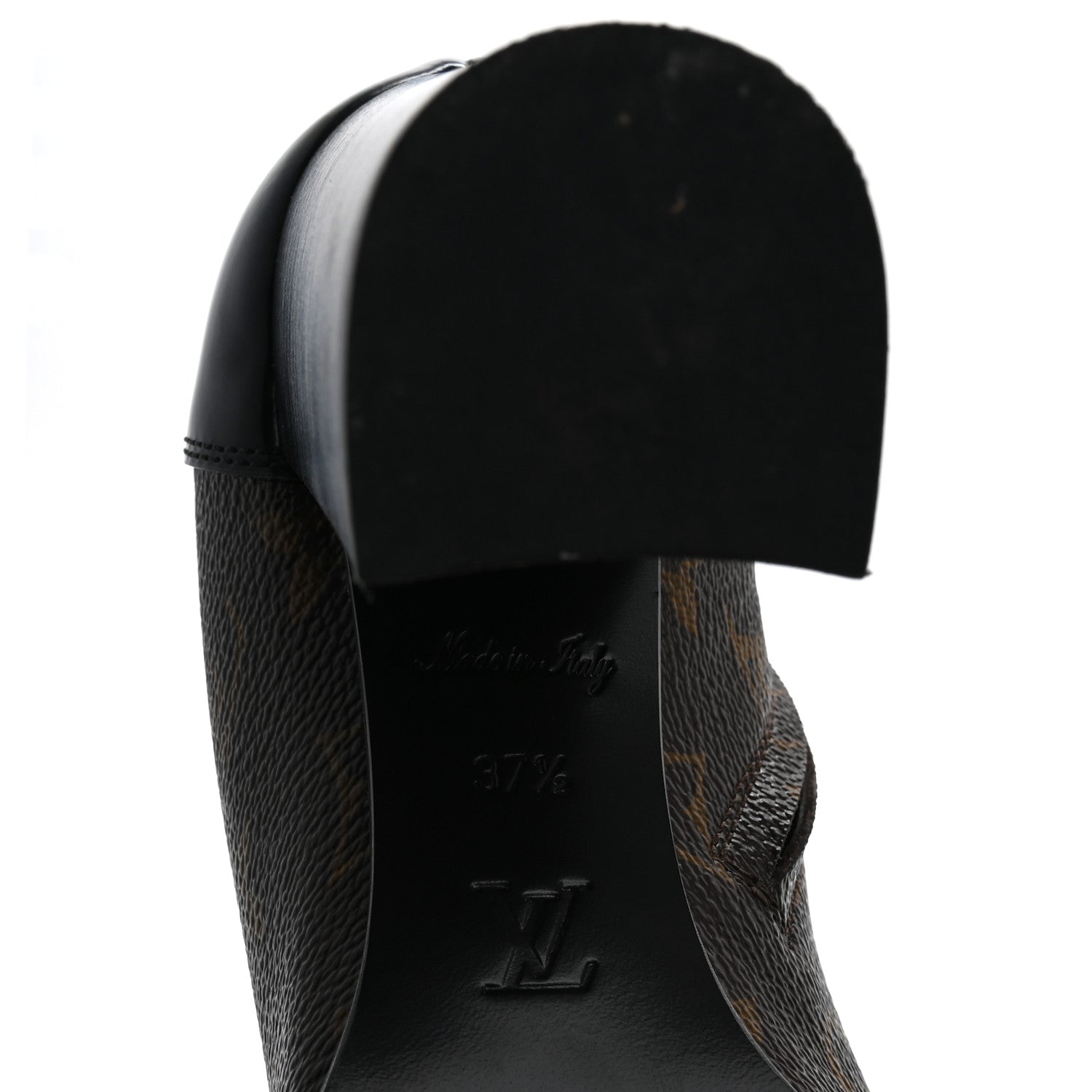 Louis Vuitton Patent Calfskin Monogram Star Trail Ankle Boots 37.5 Black 8 of 14