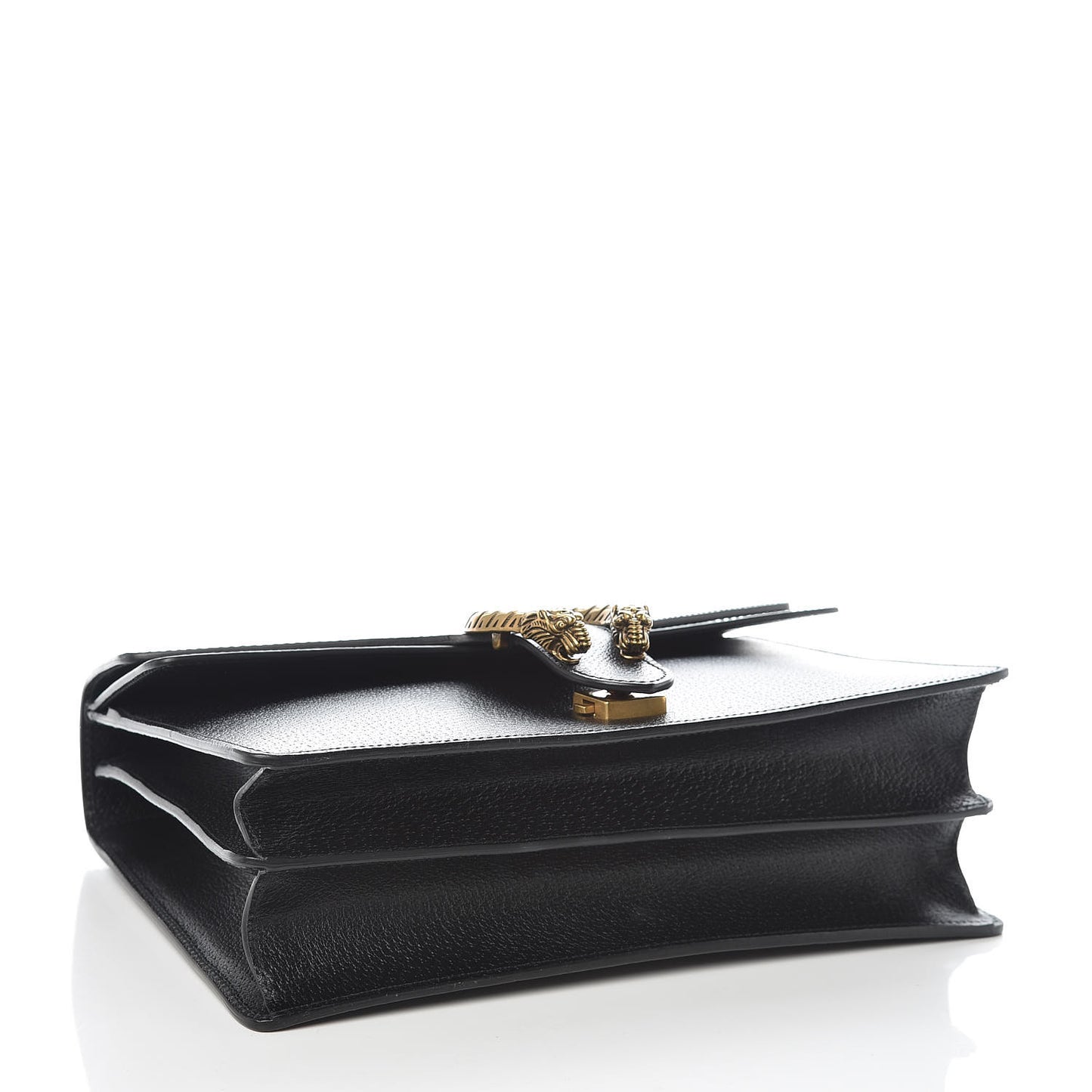 Calfskin Web Medium Dionysus Shoulder Bag Black
