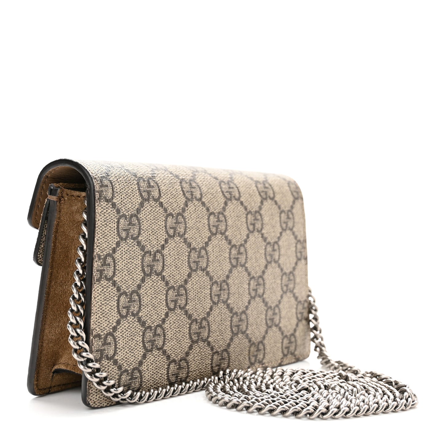GG Supreme Monogram Super Mini Dionysus Shoulder Bag Taupe