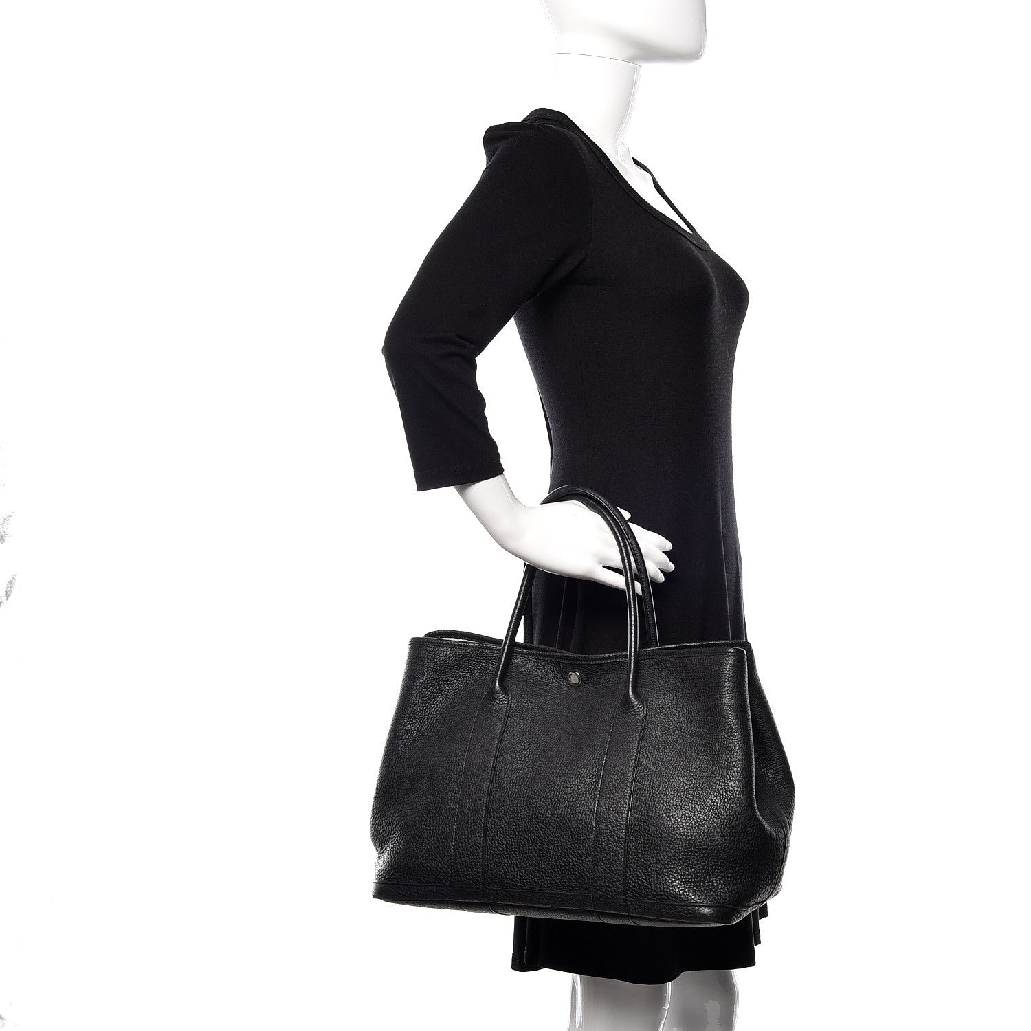 Hermes Negonda Garden Party Tote 36 MM Black 2 of 10