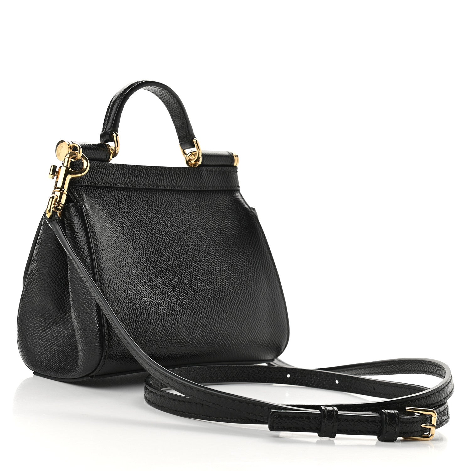 Dolce & Gabbana Dauphine Micro Miss Sicily Satchel Black 2 of 9