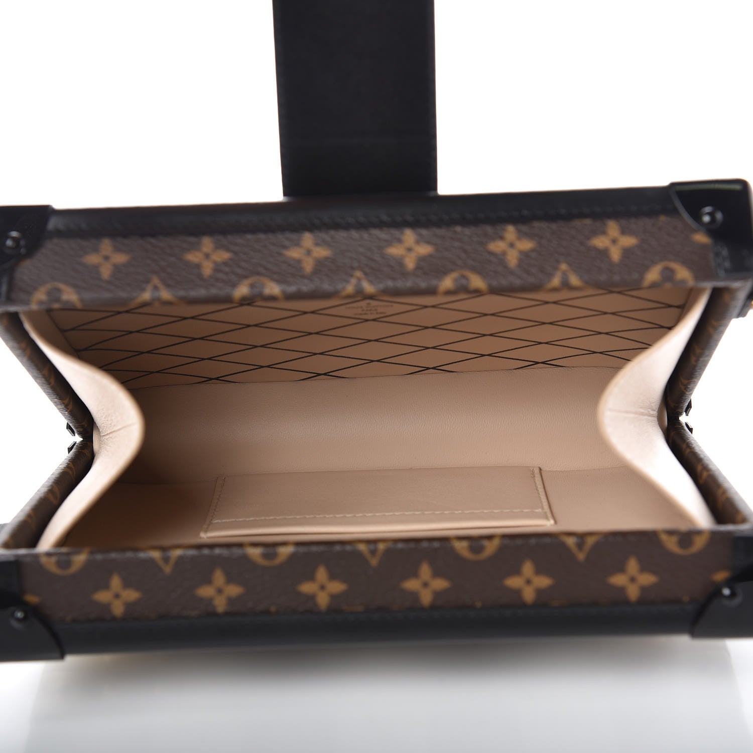 Louis Vuitton Monogram Tressage Petite Malle Creme 5 of 9