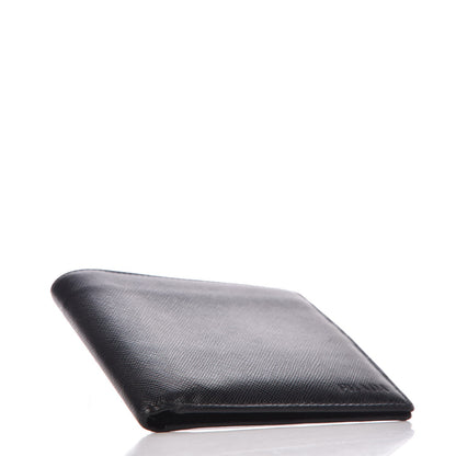 Prada Saffiano Bi-Fold Wallet Black 4 of 8